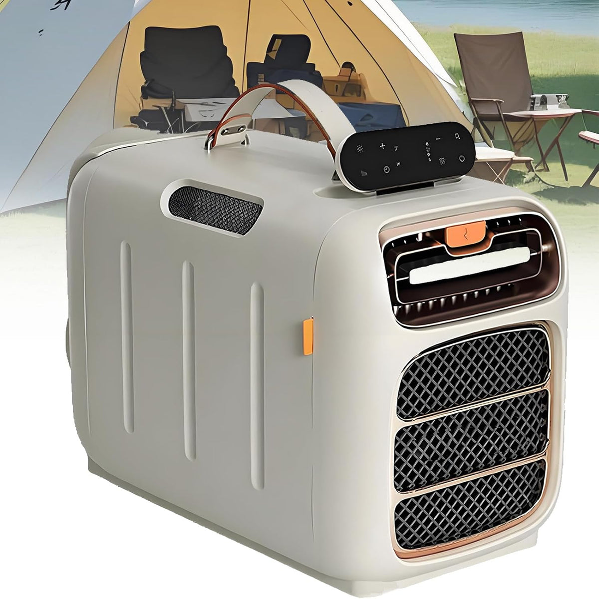HuanSebesity Tragbare Klimaanlage Mobile Klimaanlage, 8-10m2 Kühlfläche, Für Zelt Camper Van Kühlen, Fernbedienung, Entfeuchtungsfunktion