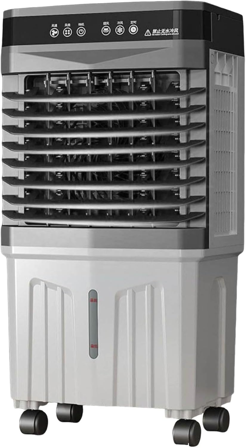Generisch Klimaanlage Verdunstungskühler 12H Luftkühler, 3 Geschwindigkeiten, 120° Oszillation, 3 Modi, Fernbedienung, Timer, geräuscharm