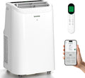 ZAFRO - Tragbare Klimaanlage, Automatisch, Ventilator, Schlafzimmer, 16-30 °C, 47 dB, 60 cm, App, LED-Anzeige