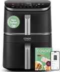 COSORI Turbo Tower Pro Smart Airfryer, Sofa, Heißluftfritteuse, 10,8 l, 6,5 l, 23,5 cm, 8,5 cm, 12,5 cm, WLAN, App, Edelstahl
