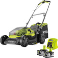 RYOBI 18 V ONE+ Akku-Rasenmäher RY18LM37A-240,37 cm Schnittbreite, 25–70 mm, 4,0 Ah