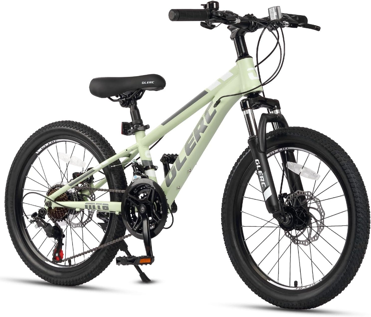 Glerc Skyline 20-24-Zoll Kinder Mountainbike für Jungen Mädchen, 20-Zoll-Fahrrad, Kinderfahrrad, 115-140 cm, 53-64 cm, 61-74 cm, Blau