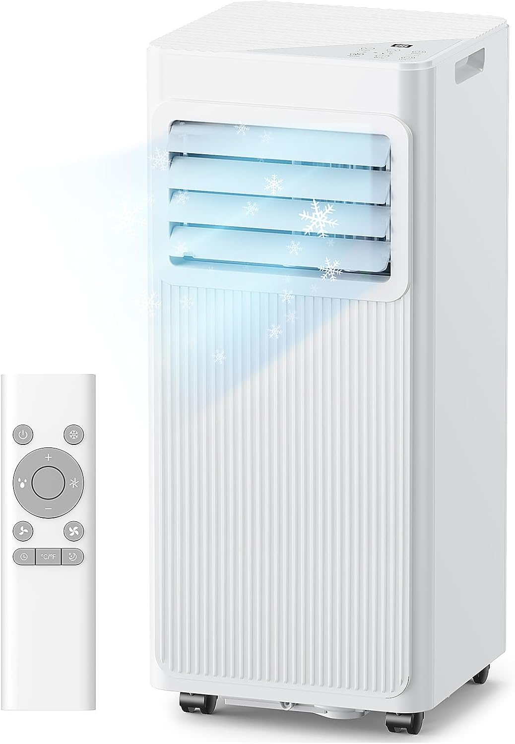 Zenolix Mobile Klimaanlage, 25m2, 7000 BTU, 19 L, Kühlen & Entfeuchten, Fernbedienung, Entfeuchtungsfunktion, Timer, Display, Schlafmodus