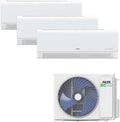 Belrad AUX A++ Klimaanlage Multi Split-Klimaanlage, Außengerät + 3× Wandgerät mit WLAN, leise Klimaanlage für 3 Räume, R32 Kältemittel, 10, 5 kW