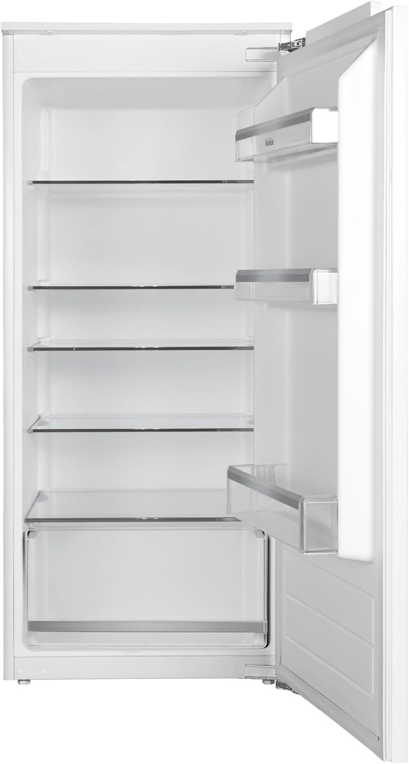 Amica Einbau‐Vollraum‐Kühlschrank, Vollraumkühlschrank, Einbaukuehlschrank, 1220 mm, 54 cm, LED, Elektronische Steuerung, Ohne Gefrierfach