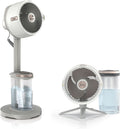 Shark FlexBreeze Pro Mist Akku-Ventilator für innen und außen mit Sprühsystem, Tischventilator, 93 cm, 35 cm, 7 kg