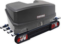 MENABO Race 4 Fahrradträger für 4 Räder klappbar + Nekkar schwarz Transportbox Gepäckbox, 12 cm, 10 cm