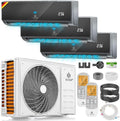 KESSER Multisplit Klimaanlage 3 Innengeräte, Split-Klimaanlage, Luftentfeuchter, Schlafzimmer, 5000 W, 7500 W