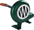GZKDKZB Handkurbel-Schmiedegebläse - Popcorn-Ventilator, für Outdoor-Campin, Popcorn-Ventilator mit Eisengetriebe, manueller Ventilator, Grün/Weiß