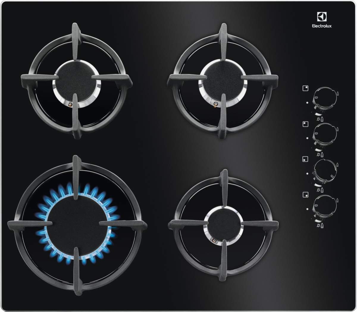 Electrolux EGG6407K Gaskochplatte, Gaskochfeld
