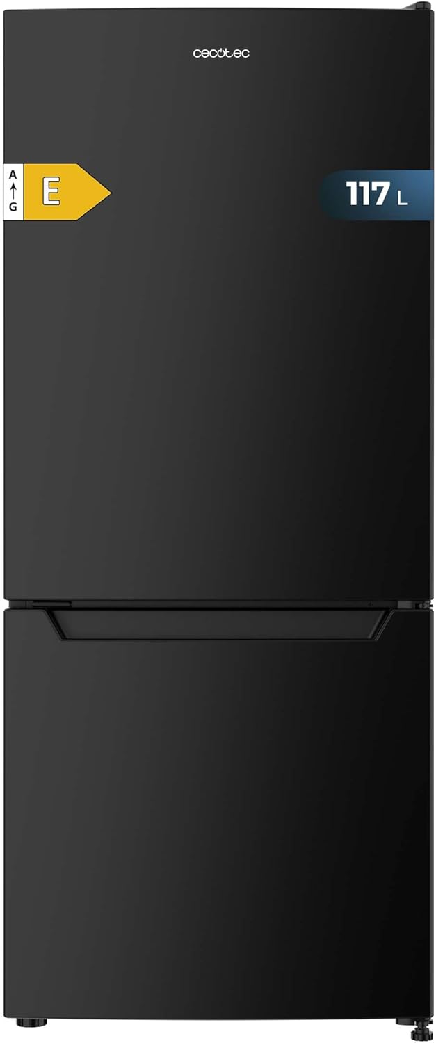 Cecotec Kombi Kühlschrank, 117 l, 114 cm, 47 cm, LED, Weiß